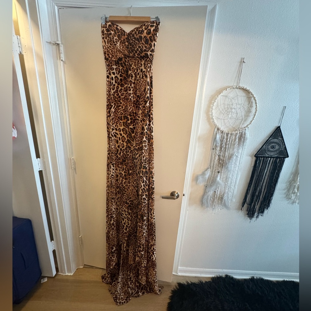 Hi Low Cheetah Dress